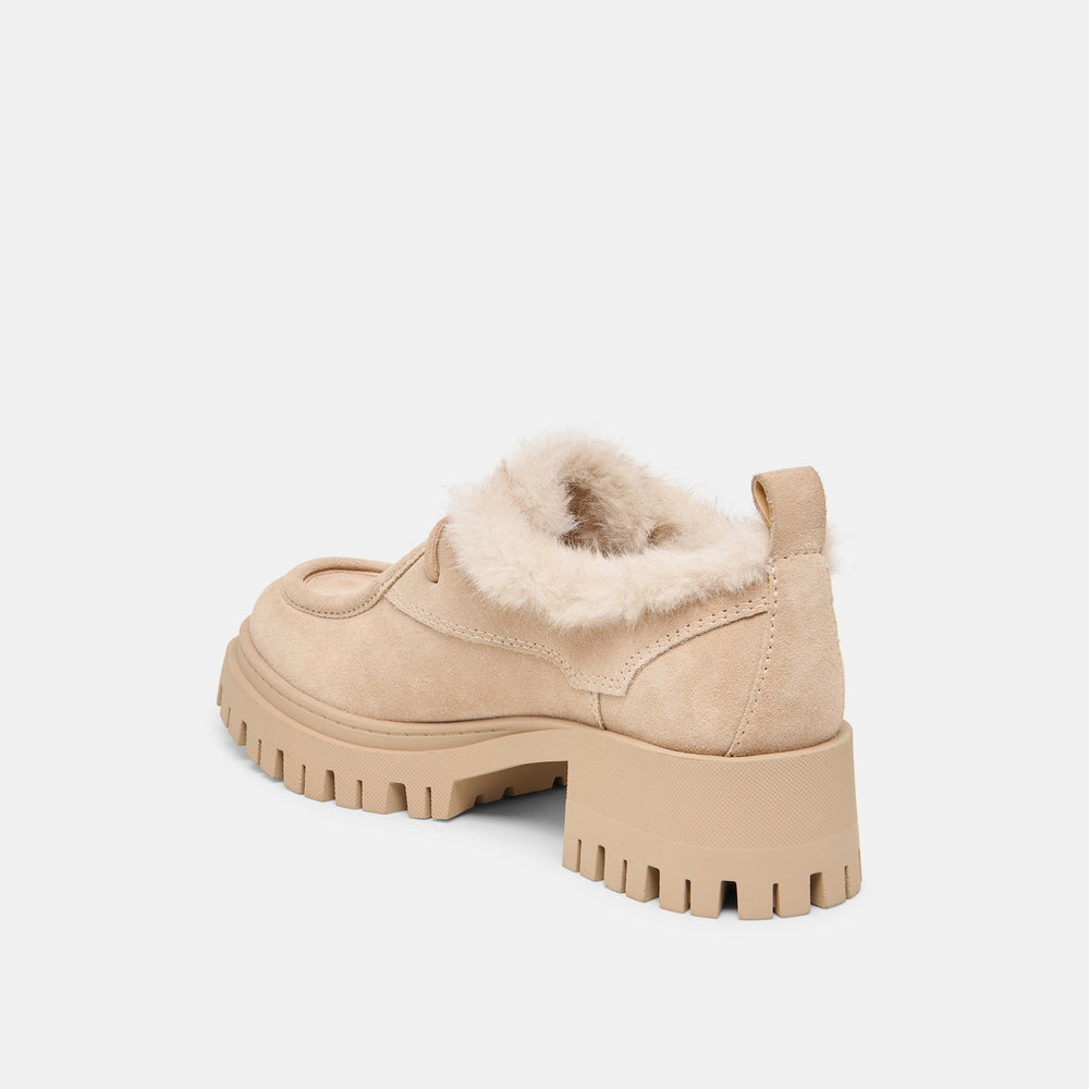 Milza Plush Dune Suede Loafers | Women Dolce Vita