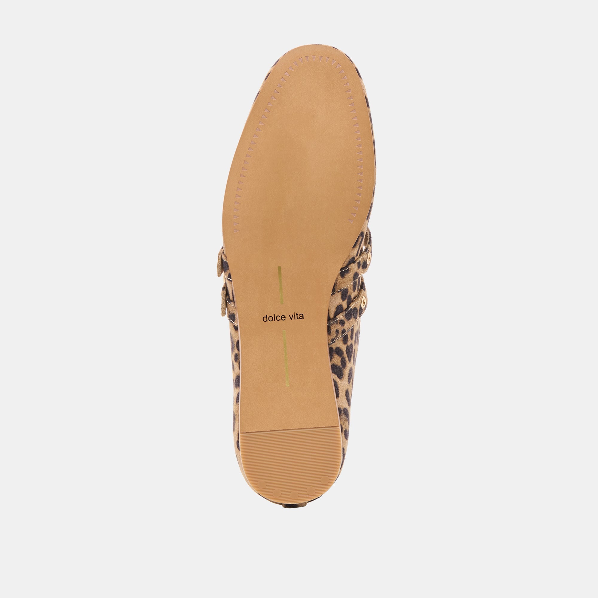 Baylee Grommet Dk Leopard Printed Suede Ballet Flats | Dolce Vita Women