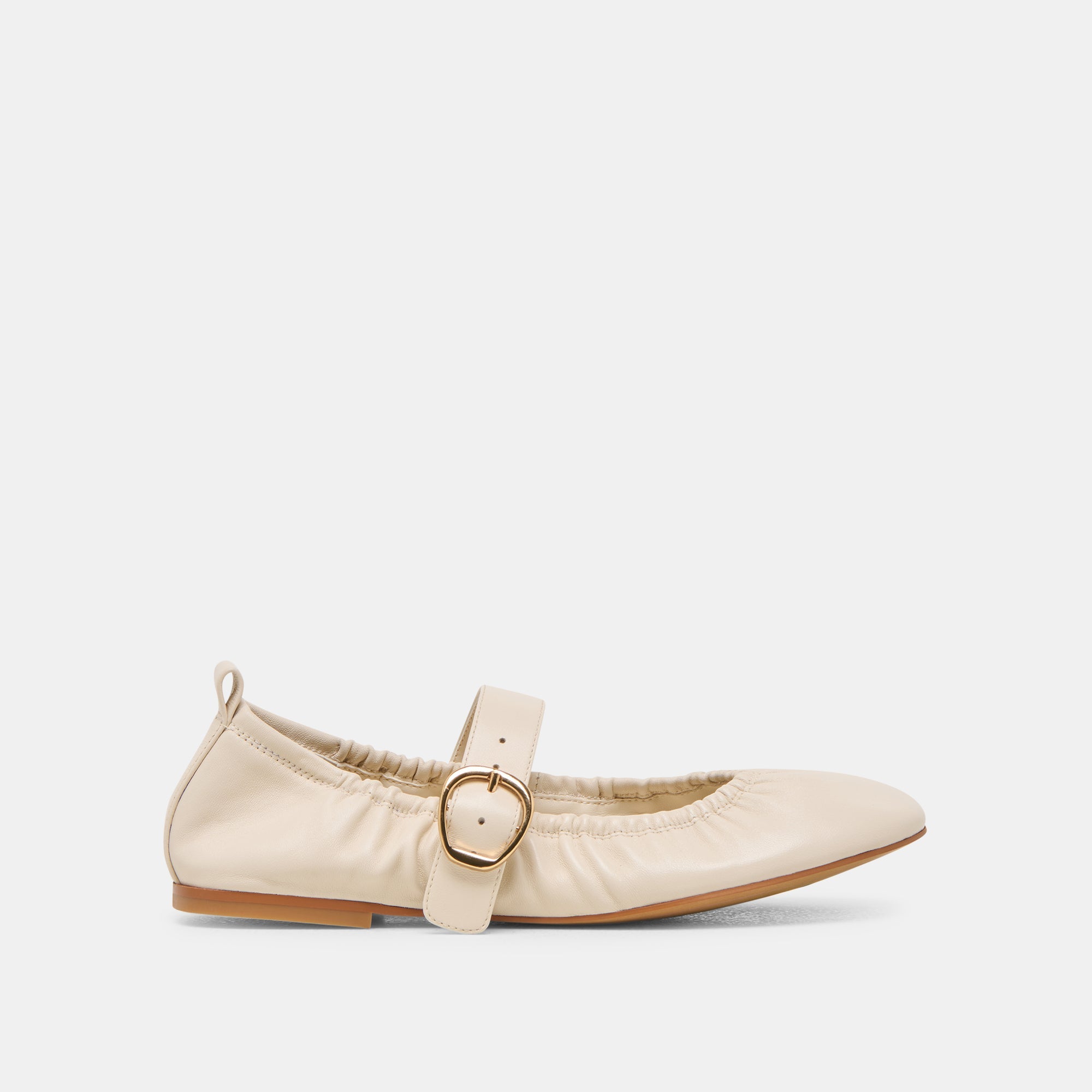 Caely Bone Leather Ballet Flats | Dolce Vita Women