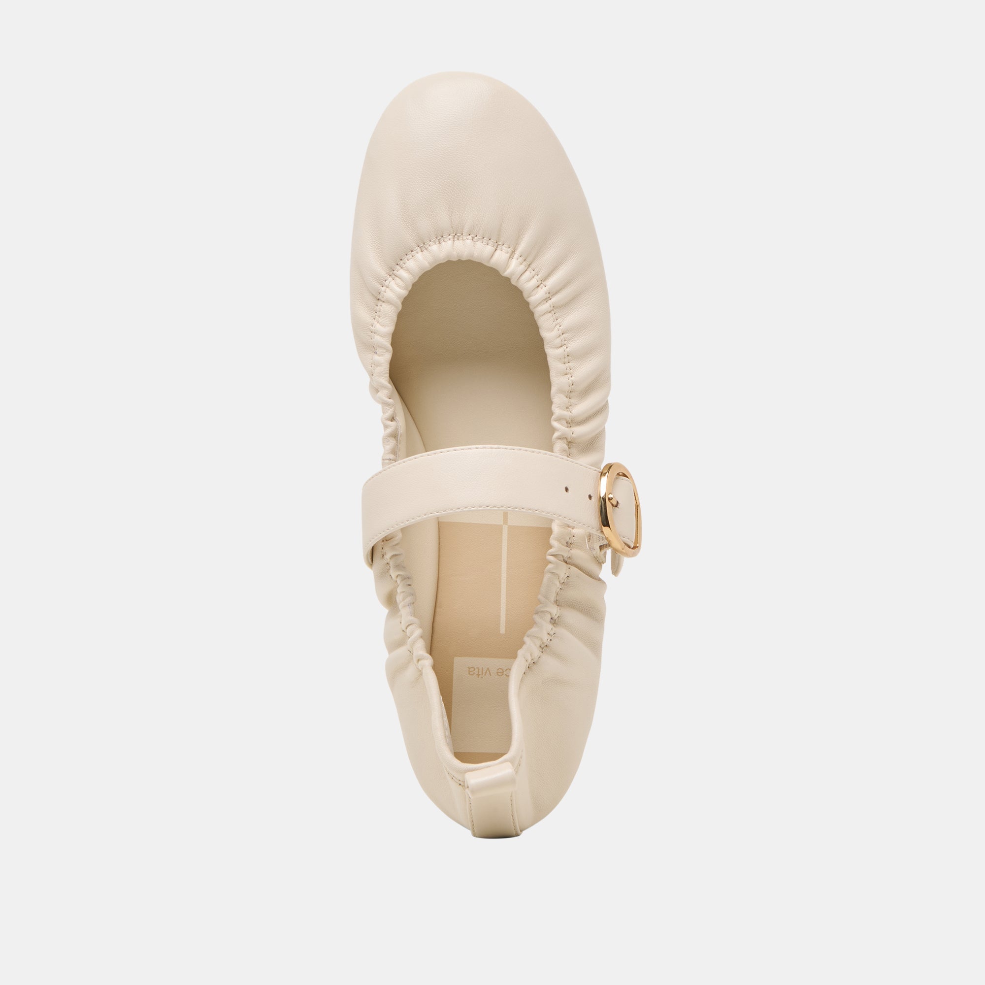 Caely Bone Leather Ballet Flats | Dolce Vita Women