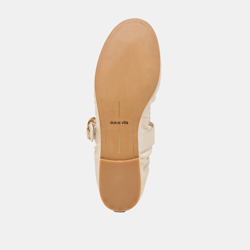 Caely Bone Leather Ballet Flats | Dolce Vita Women