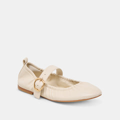 Caely Bone Leather Ballet Flats | Dolce Vita Women