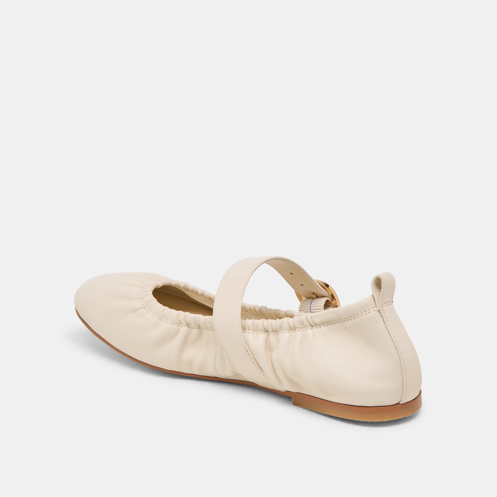 Caely Bone Leather Ballet Flats | Dolce Vita Women
