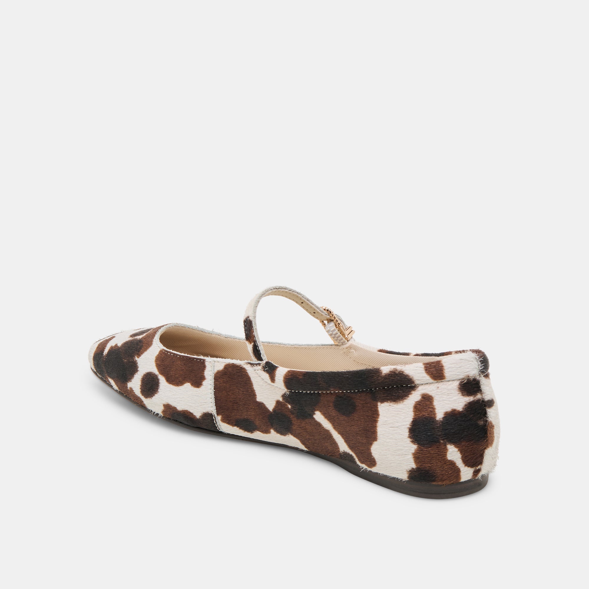Reyes Cocoa Taurus Calf Hair Ballet Flats | Dolce Vita Women