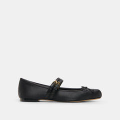Gibsen Onyx Satin Ballet Flats | Women Dolce Vita