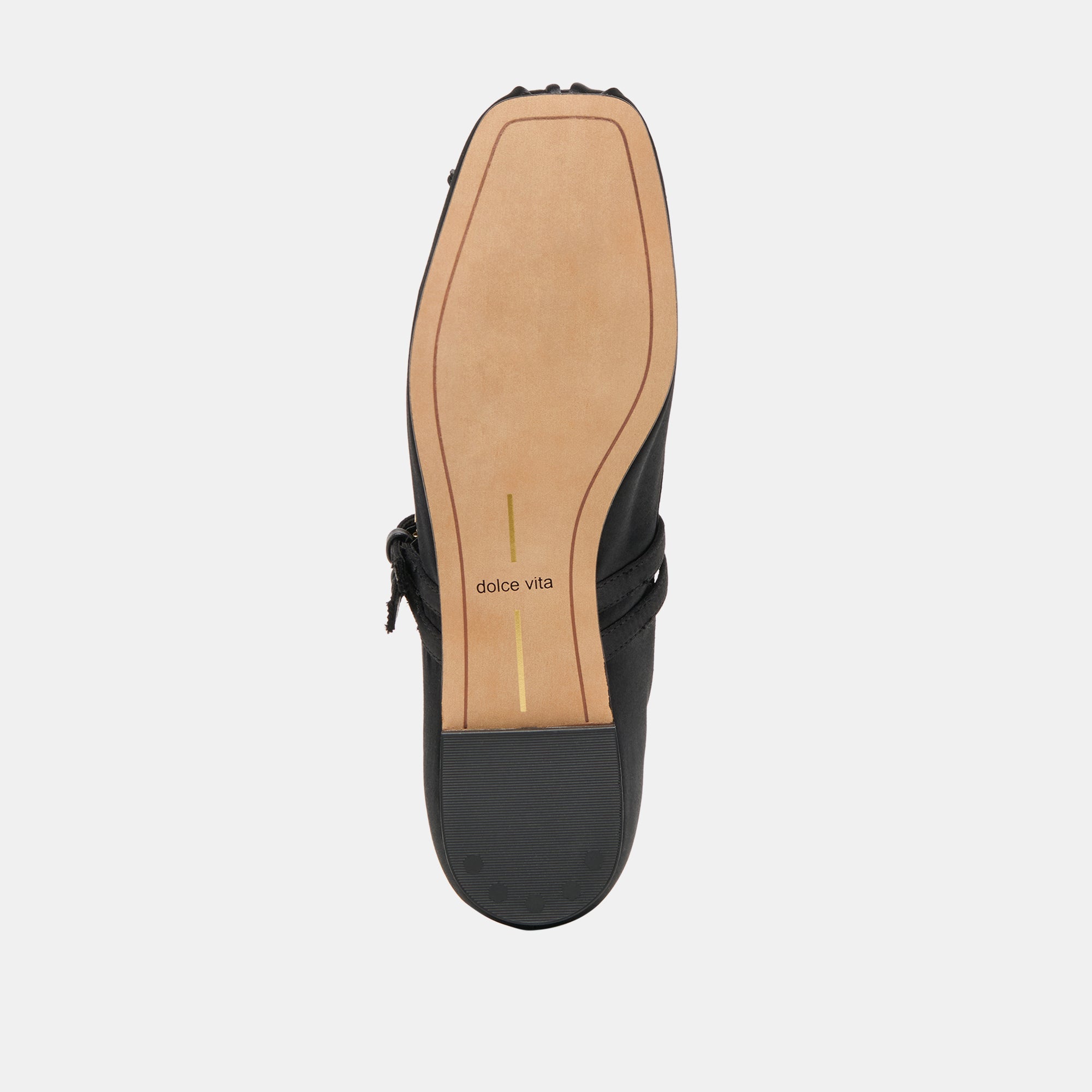 Gibsen Onyx Satin Ballet Flats | Women Dolce Vita