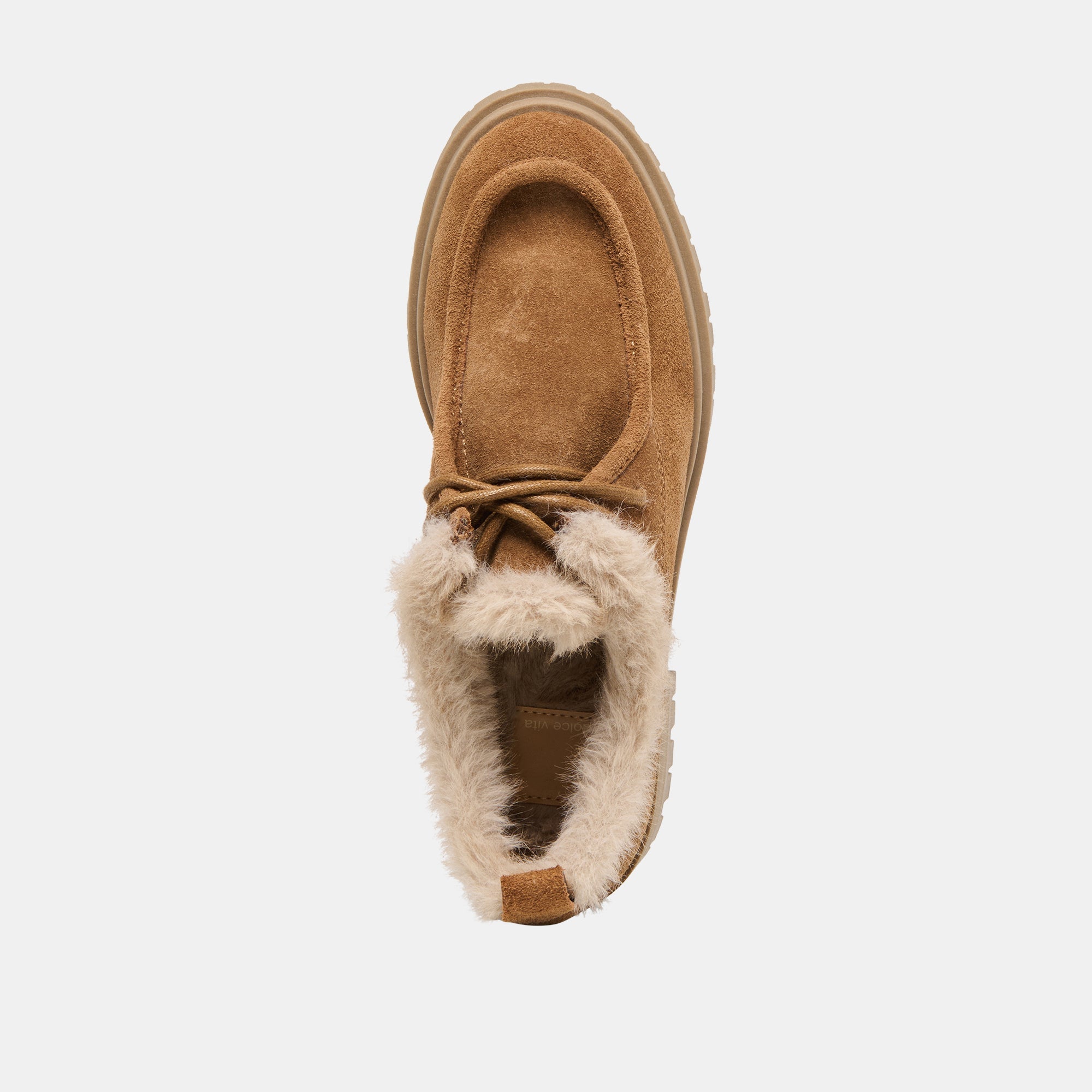 Milza Plush Lt Brown Suede Loafers | Dolce Vita Women