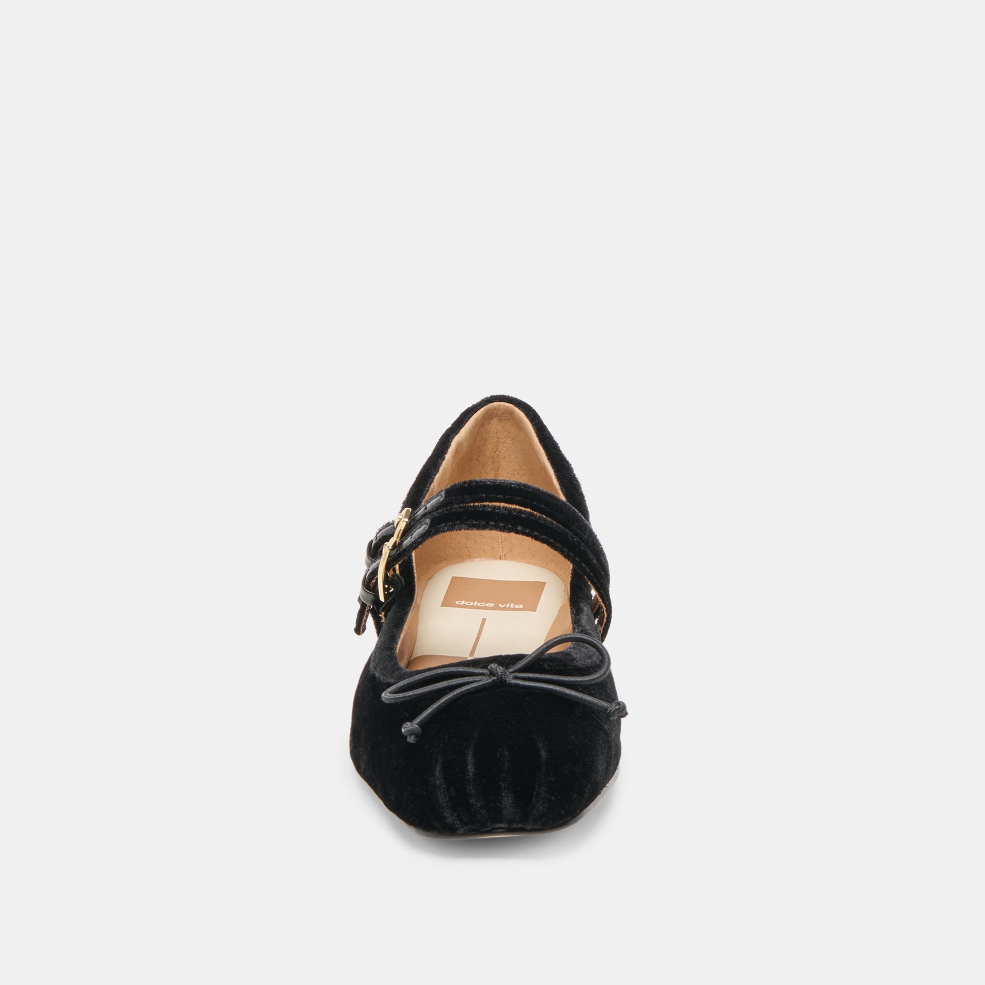 Gibsen Nero Velvet Ballet Flats | Dolce Vita Women