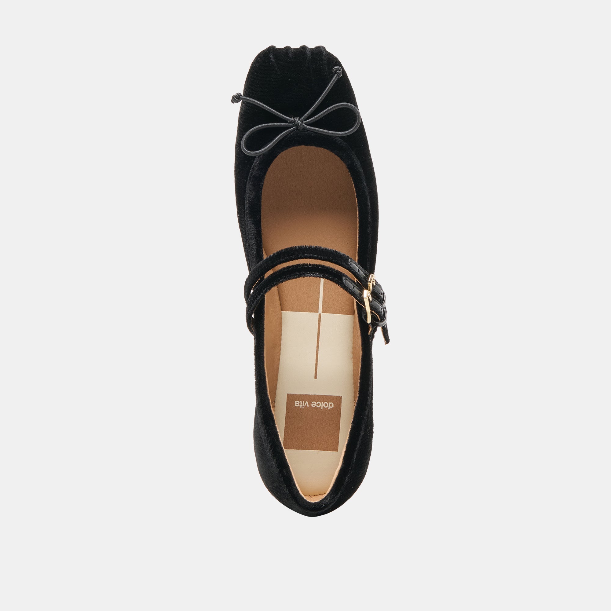Gibsen Nero Velvet Ballet Flats | Dolce Vita Women