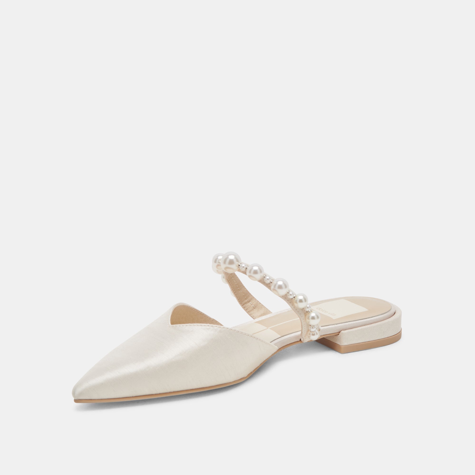 KANIKA PEARL FLATS VANILLA PEARLS | Women Dolce Vita