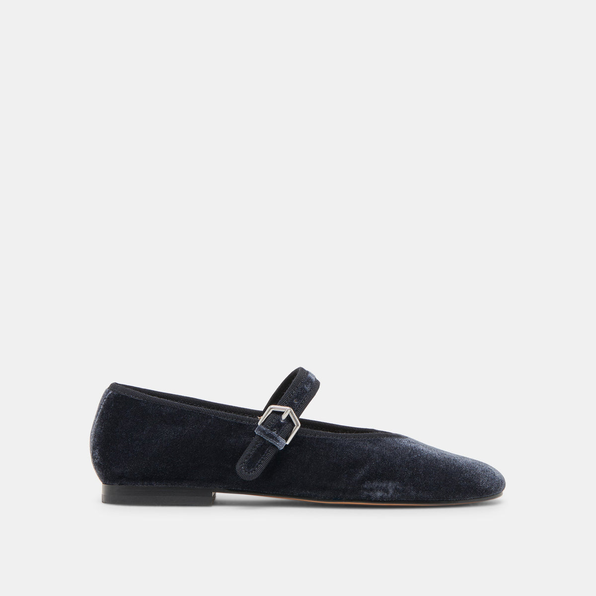 ROSLYN BALLET FLATS DUSTY BLUE VELVET | Women Dolce Vita