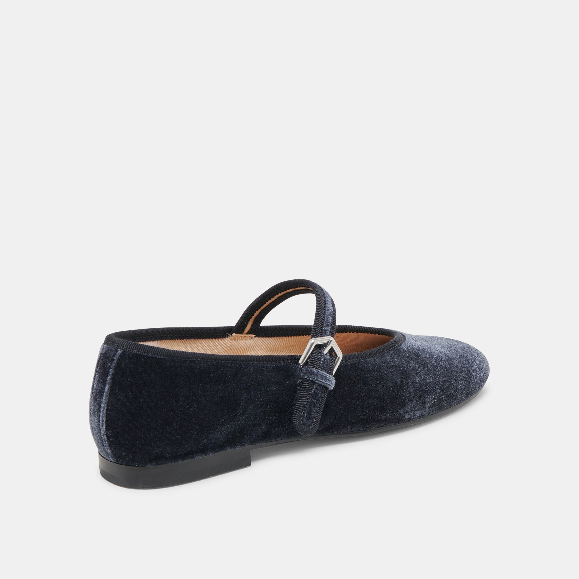 ROSLYN BALLET FLATS DUSTY BLUE VELVET | Women Dolce Vita