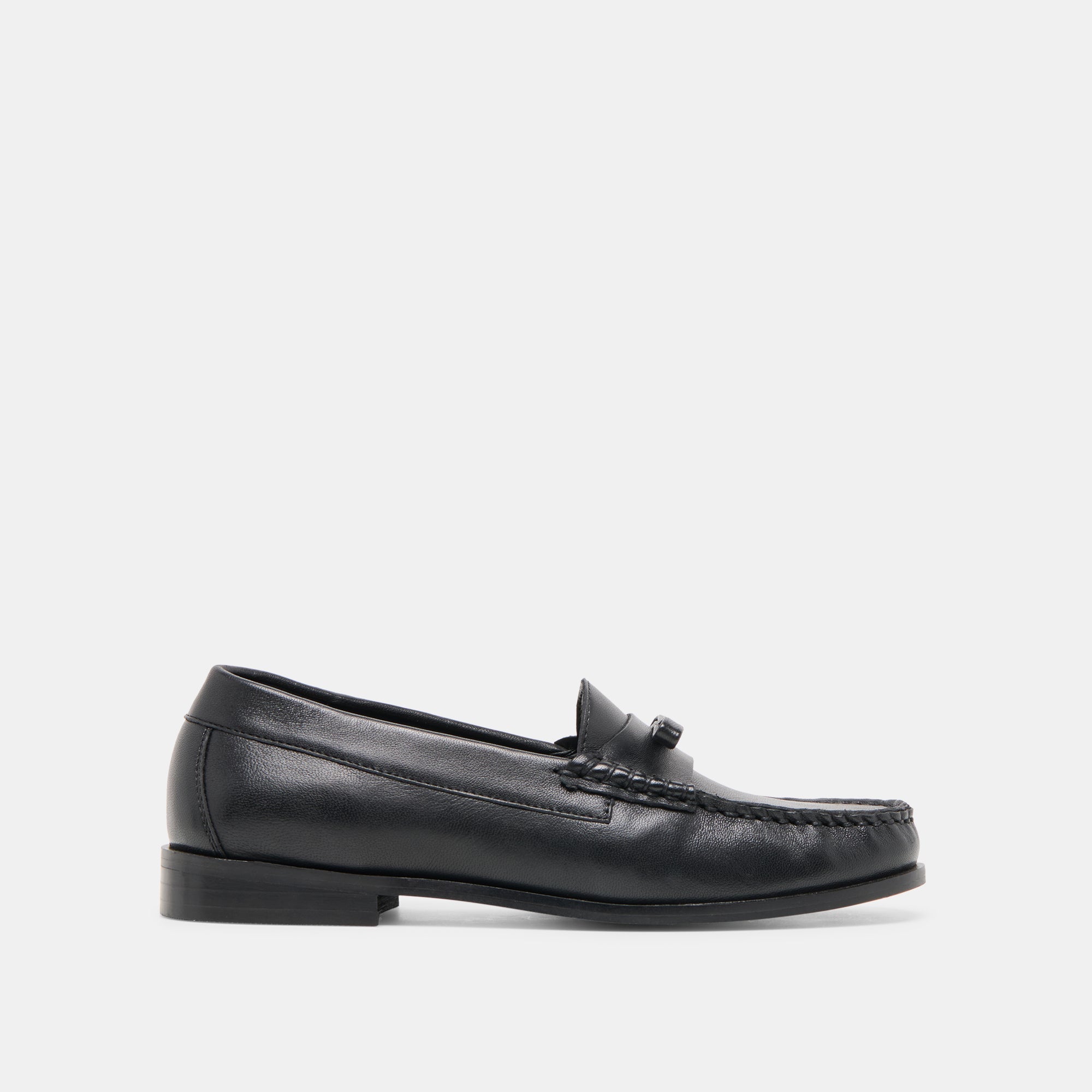 Barney Black Leather Loafers | Dolce Vita Women