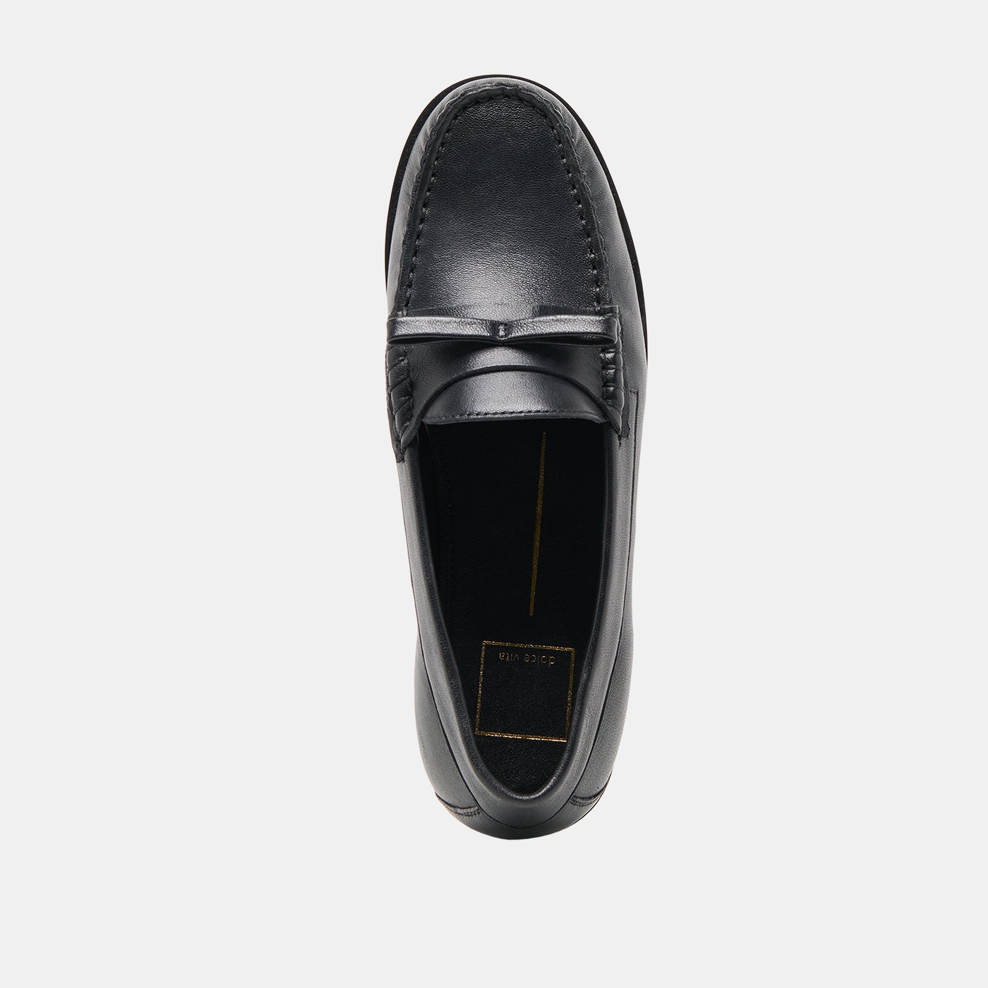 Barney Black Leather Loafers | Dolce Vita Women