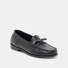 Barney Black Leather Loafers | Dolce Vita Women