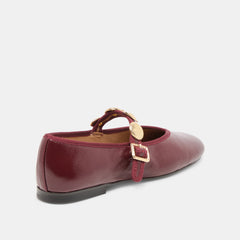 Relan Oxblood Leather Ballet Flats | Dolce Vita Women