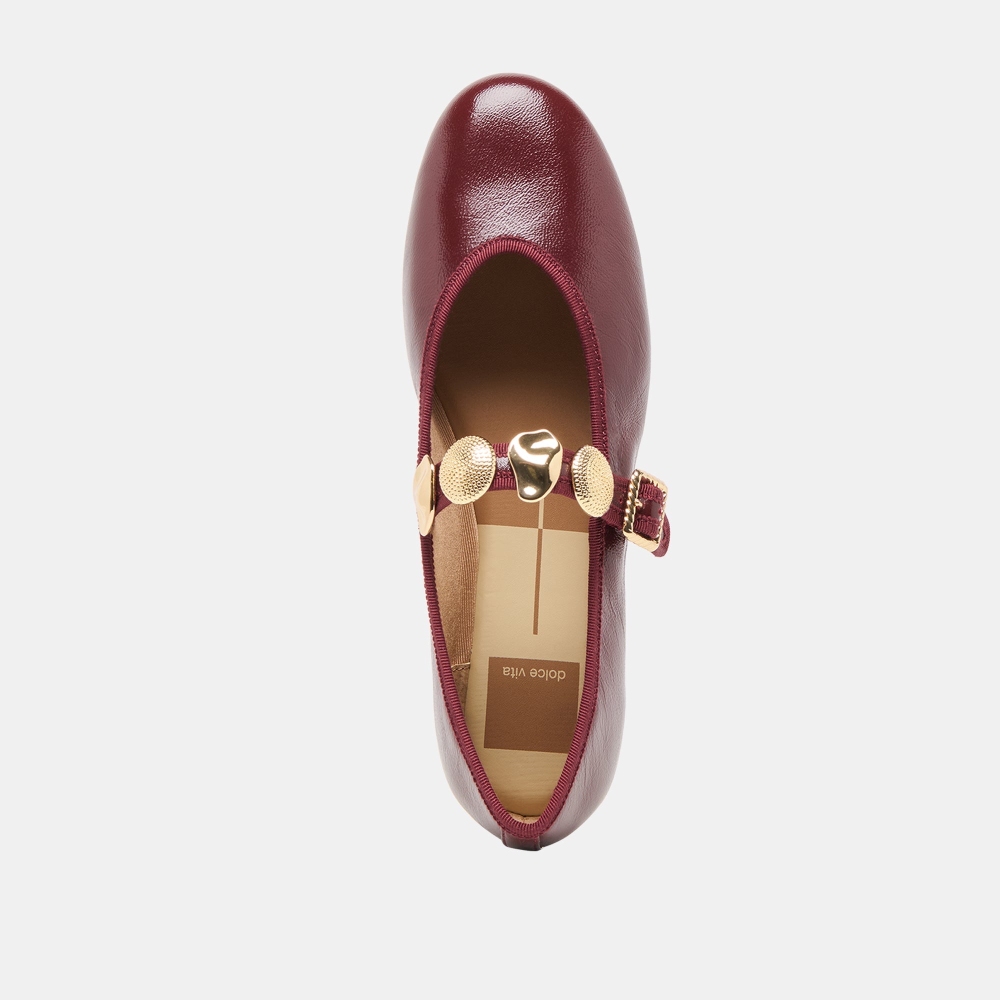 Relan Oxblood Leather Ballet Flats | Dolce Vita Women