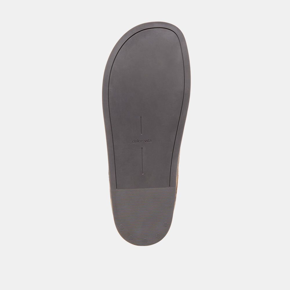 Jodero Brown Leopard Printed Suede Flats | Women Dolce Vita