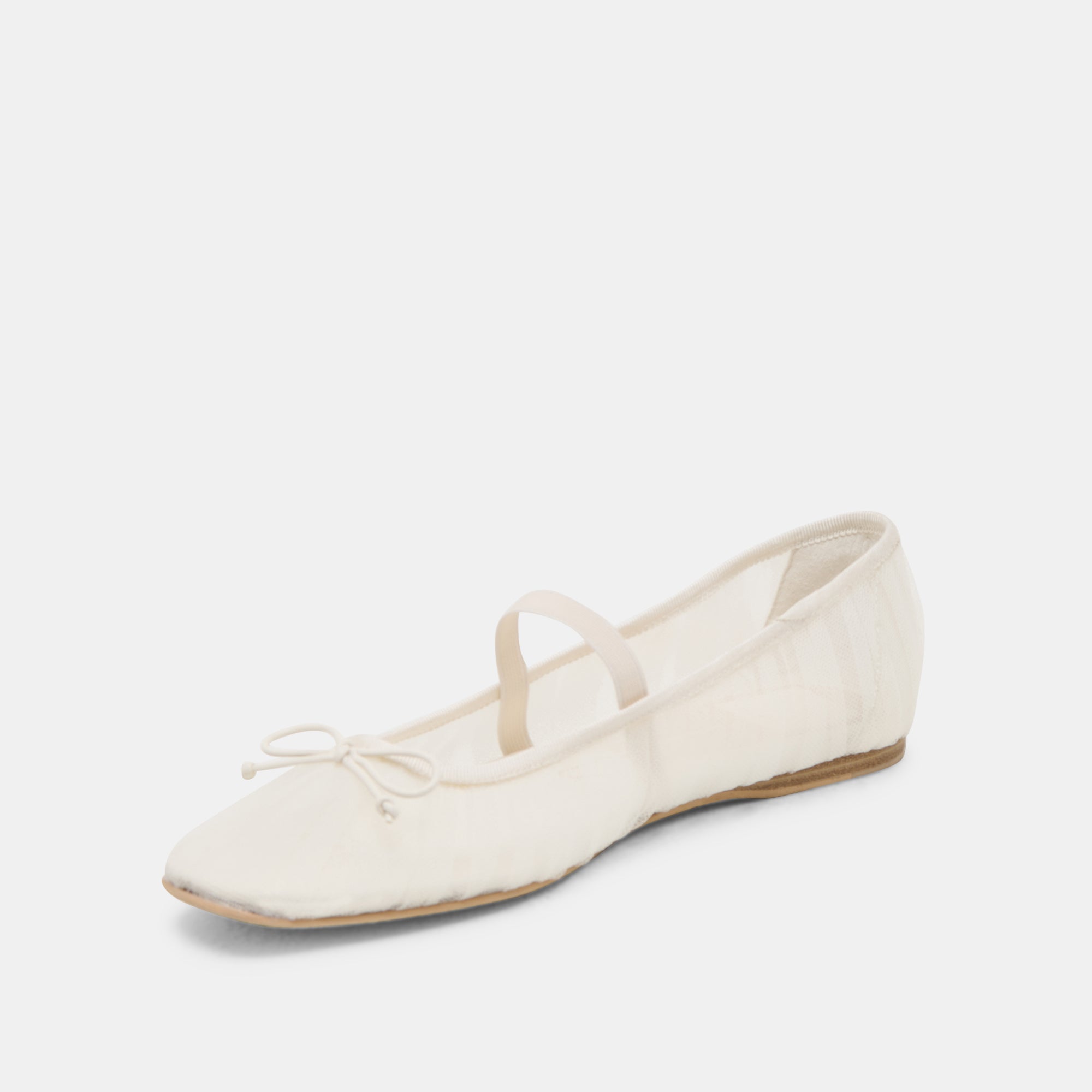 Raeven White Tulle Ballet Flats | Dolce Vita Women