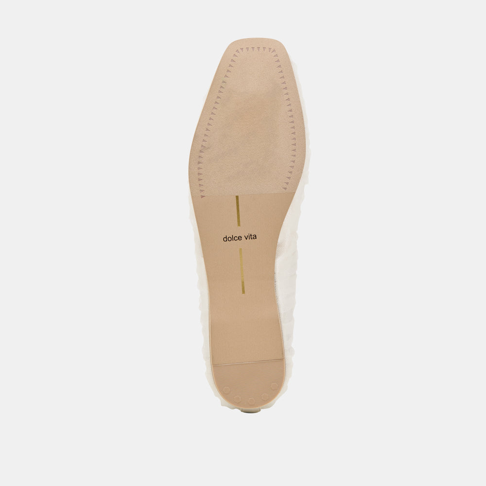 Raeven White Tulle Ballet Flats | Dolce Vita Women