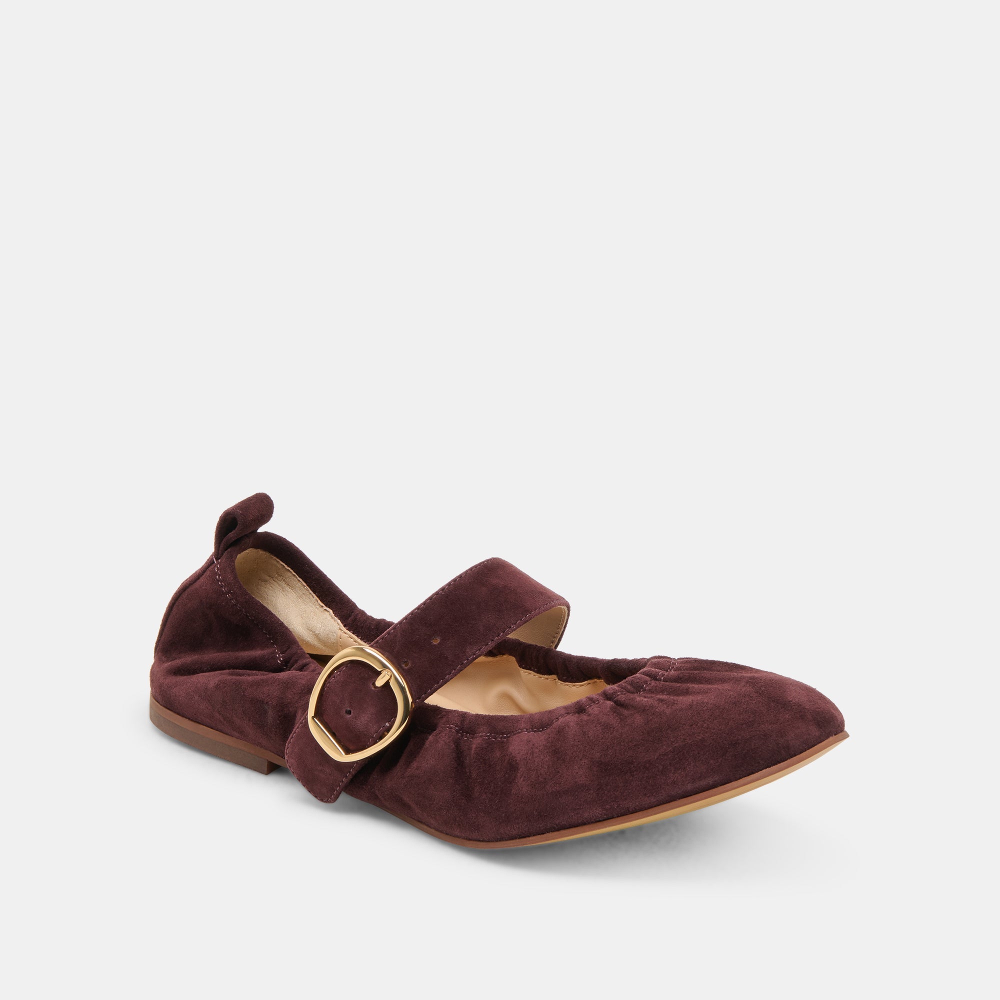CAELY BALLET FLATS MULBERRY SUEDE | Women Dolce Vita
