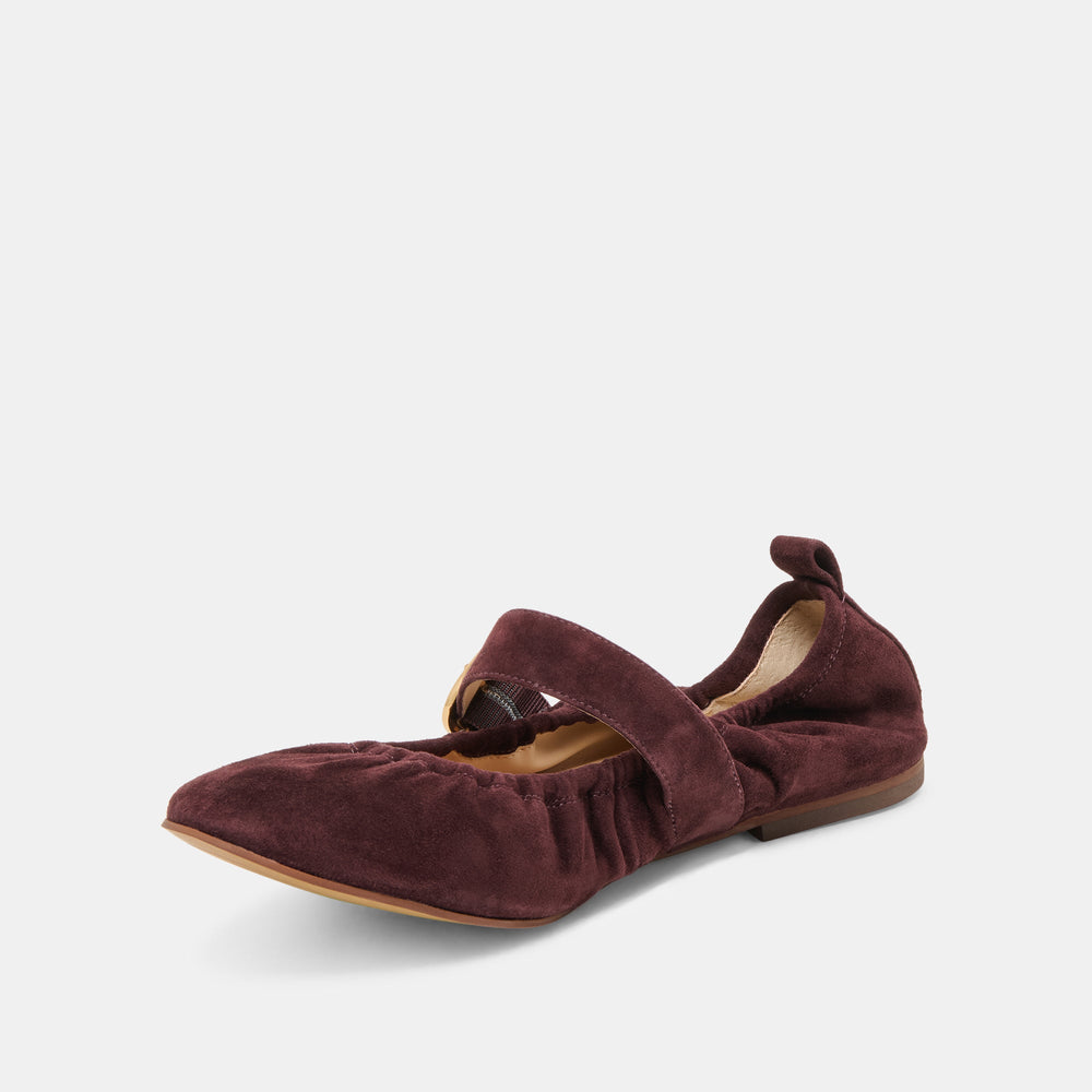 CAELY BALLET FLATS MULBERRY SUEDE | Women Dolce Vita