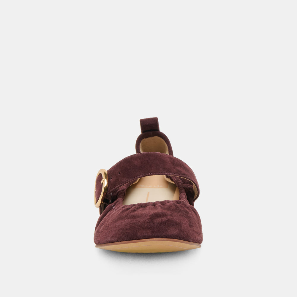CAELY BALLET FLATS MULBERRY SUEDE | Women Dolce Vita