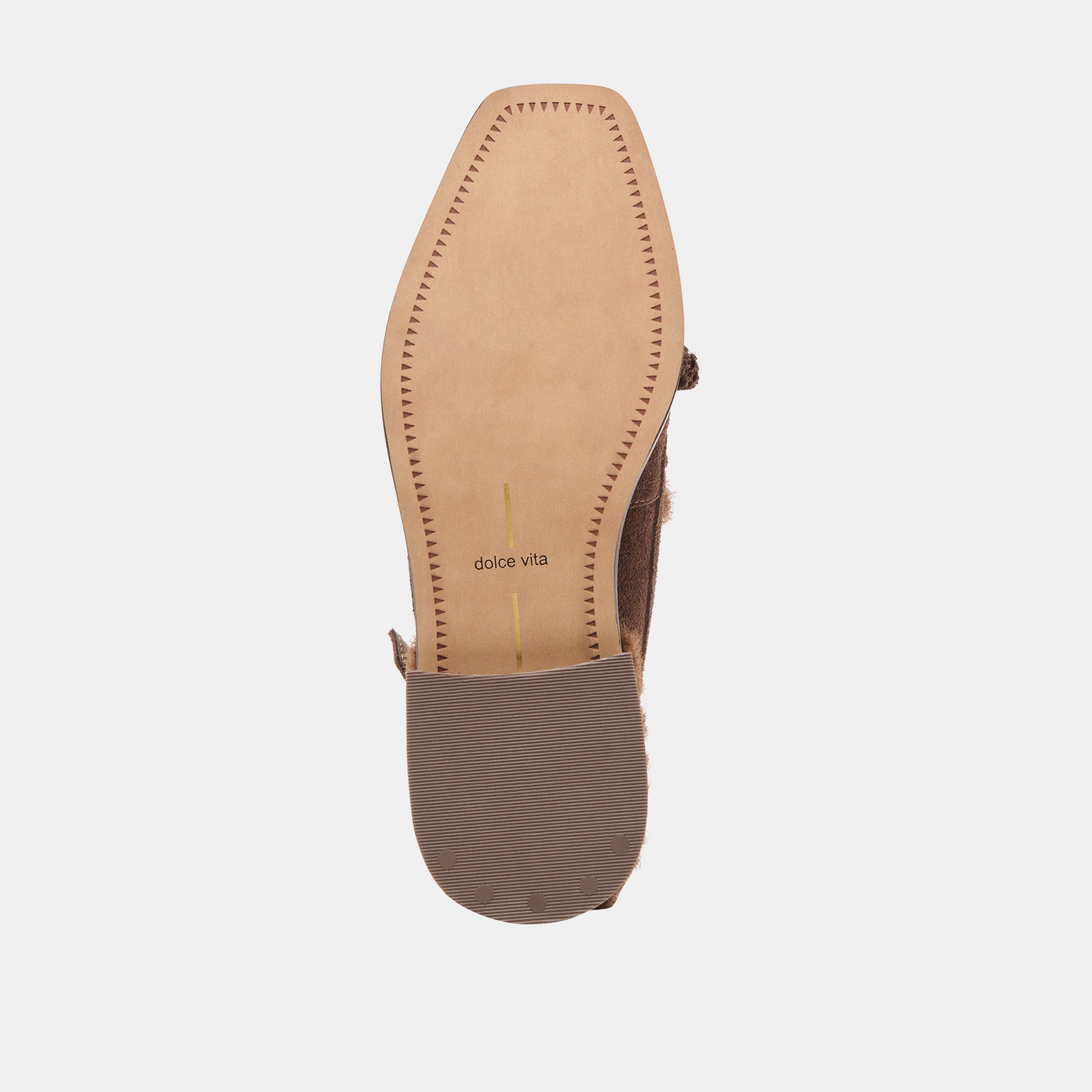 Hamlit Plush Dk Brown Suede Loafers | Dolce Vita Women