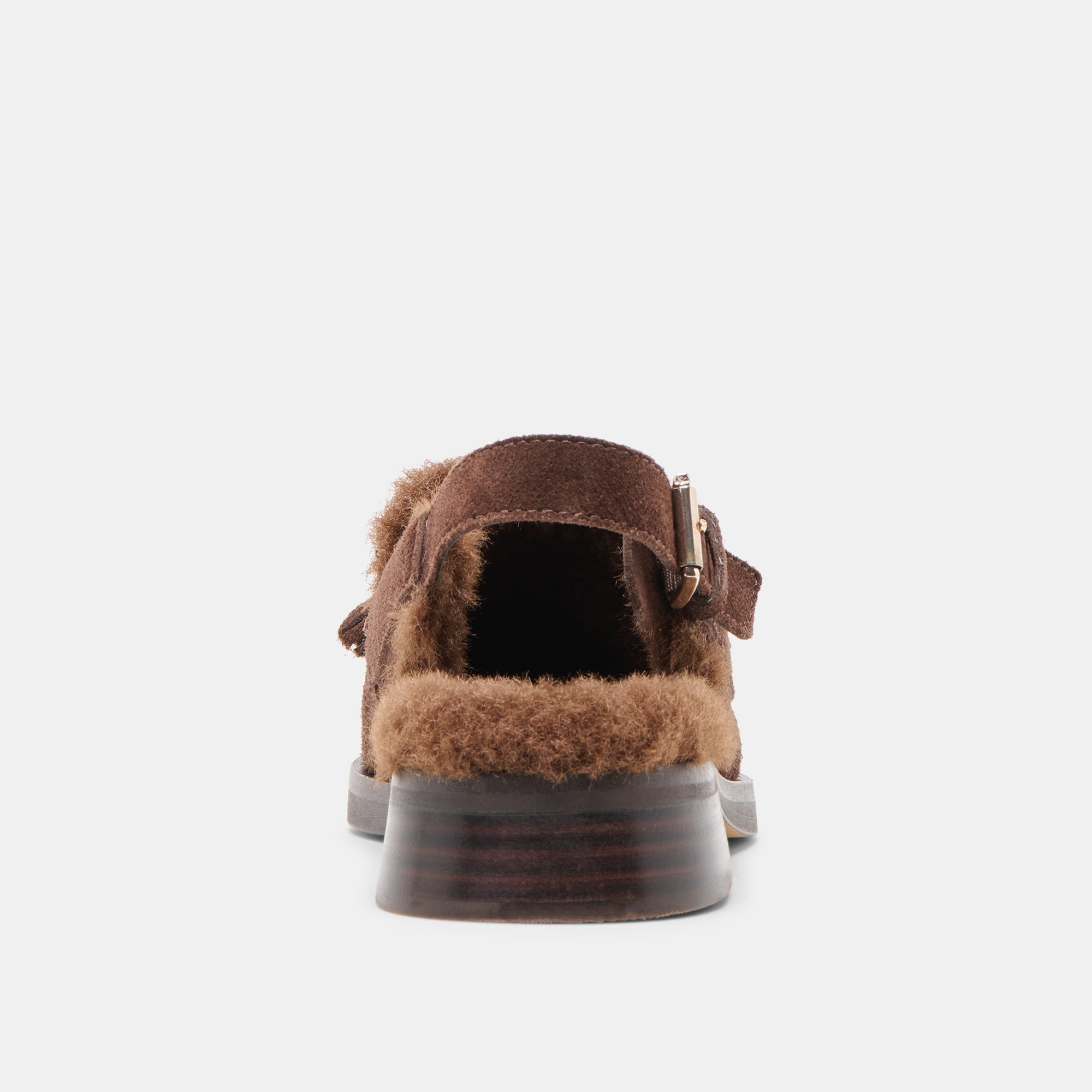 Hamlit Plush Dk Brown Suede Loafers | Dolce Vita Women