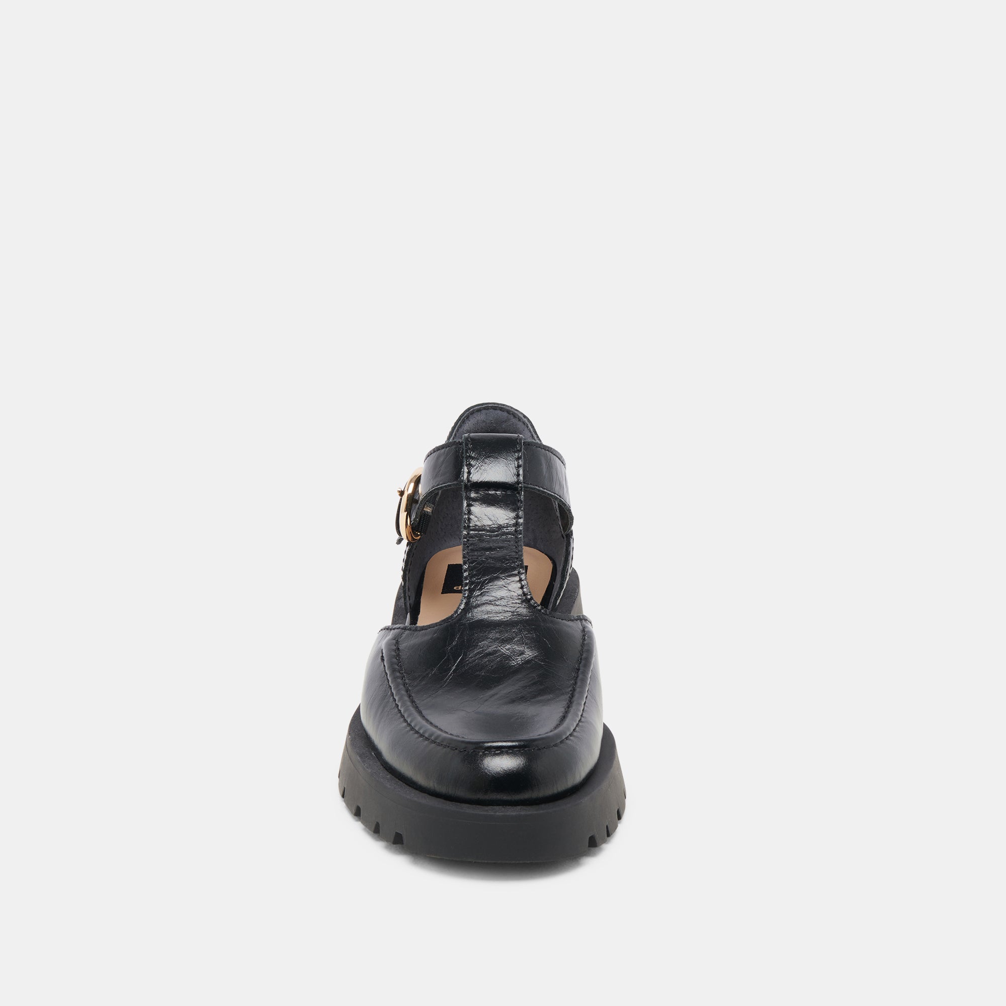 EMILIO FLATS MIDNIGHT CRINKLE PATENT LEATHER | Dolce Vita Women