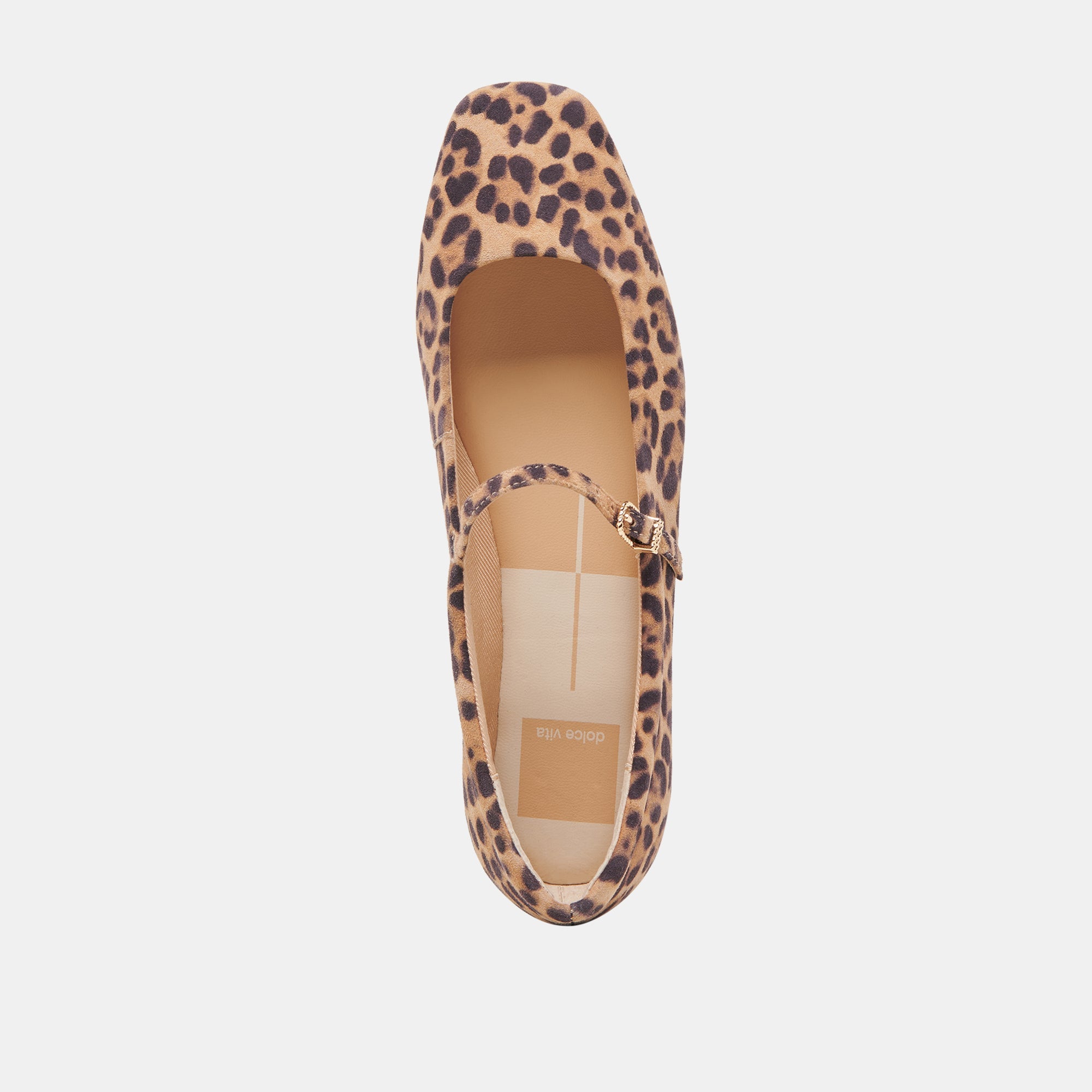 REYES BALLET FLATS DK LEOPARD SUEDE | Women Dolce Vita