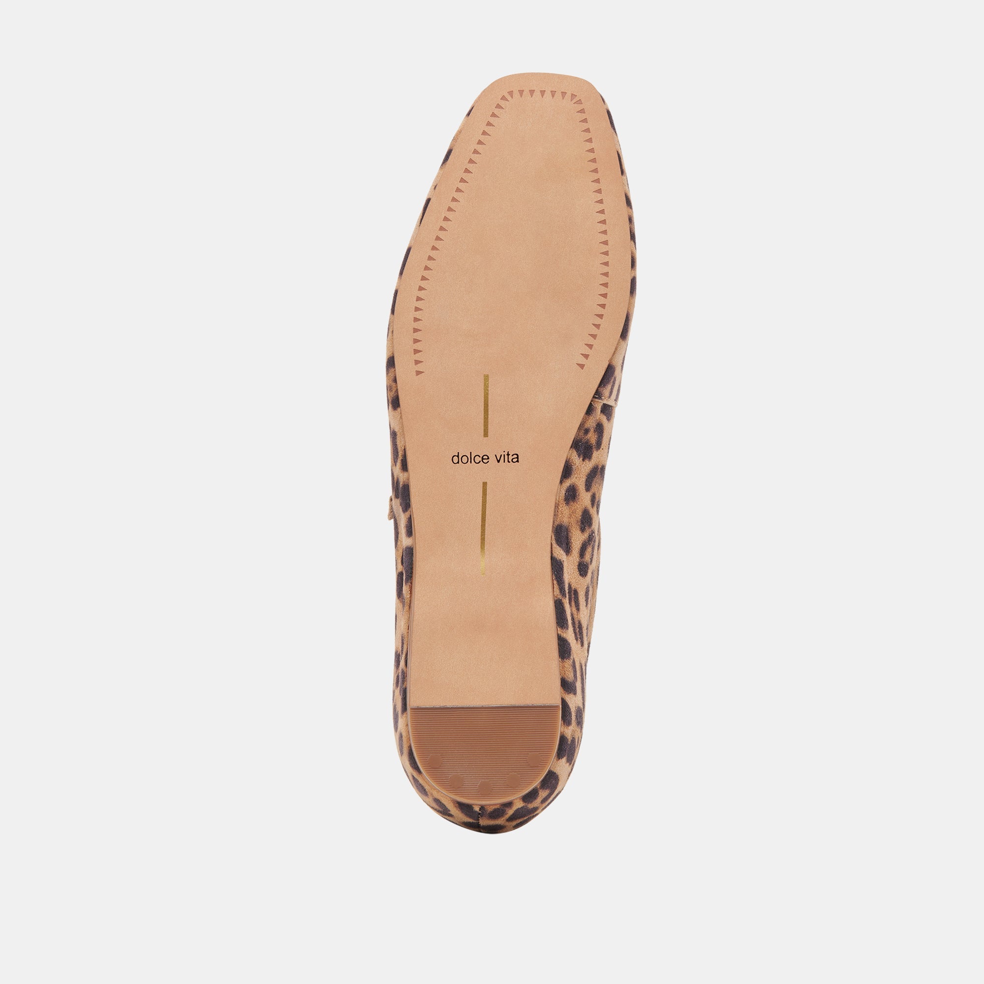 REYES BALLET FLATS DK LEOPARD SUEDE | Women Dolce Vita