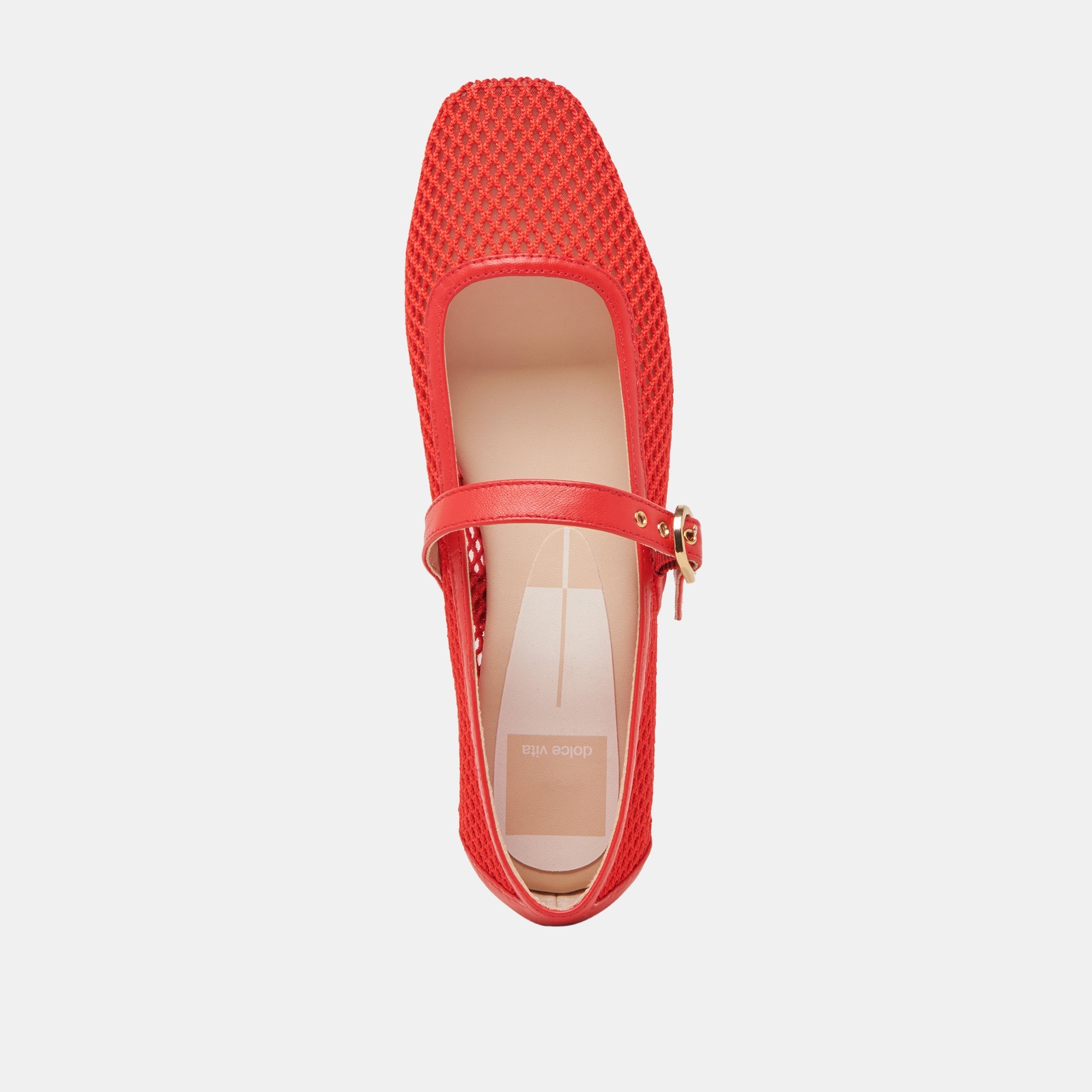 RODNI MESH BALLET FLATS CHILI WOVEN MESH | Dolce Vita Women