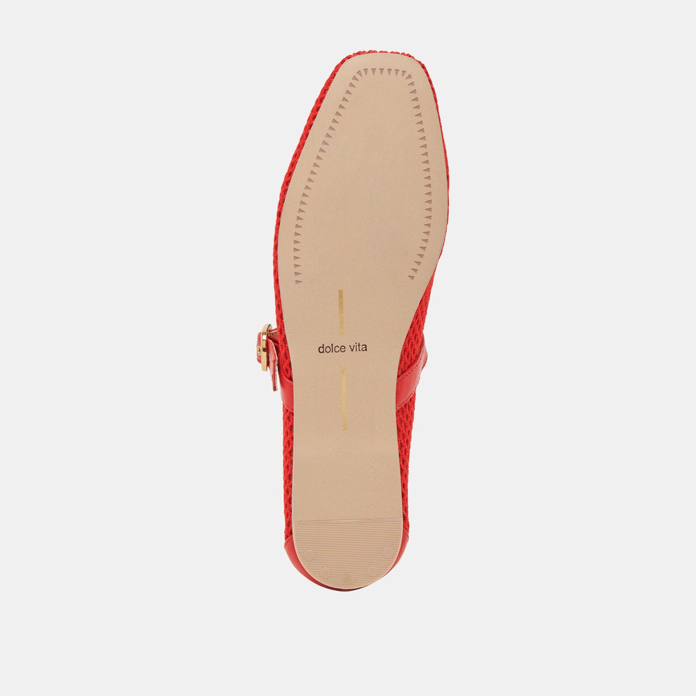 RODNI MESH BALLET FLATS CHILI WOVEN MESH | Dolce Vita Women