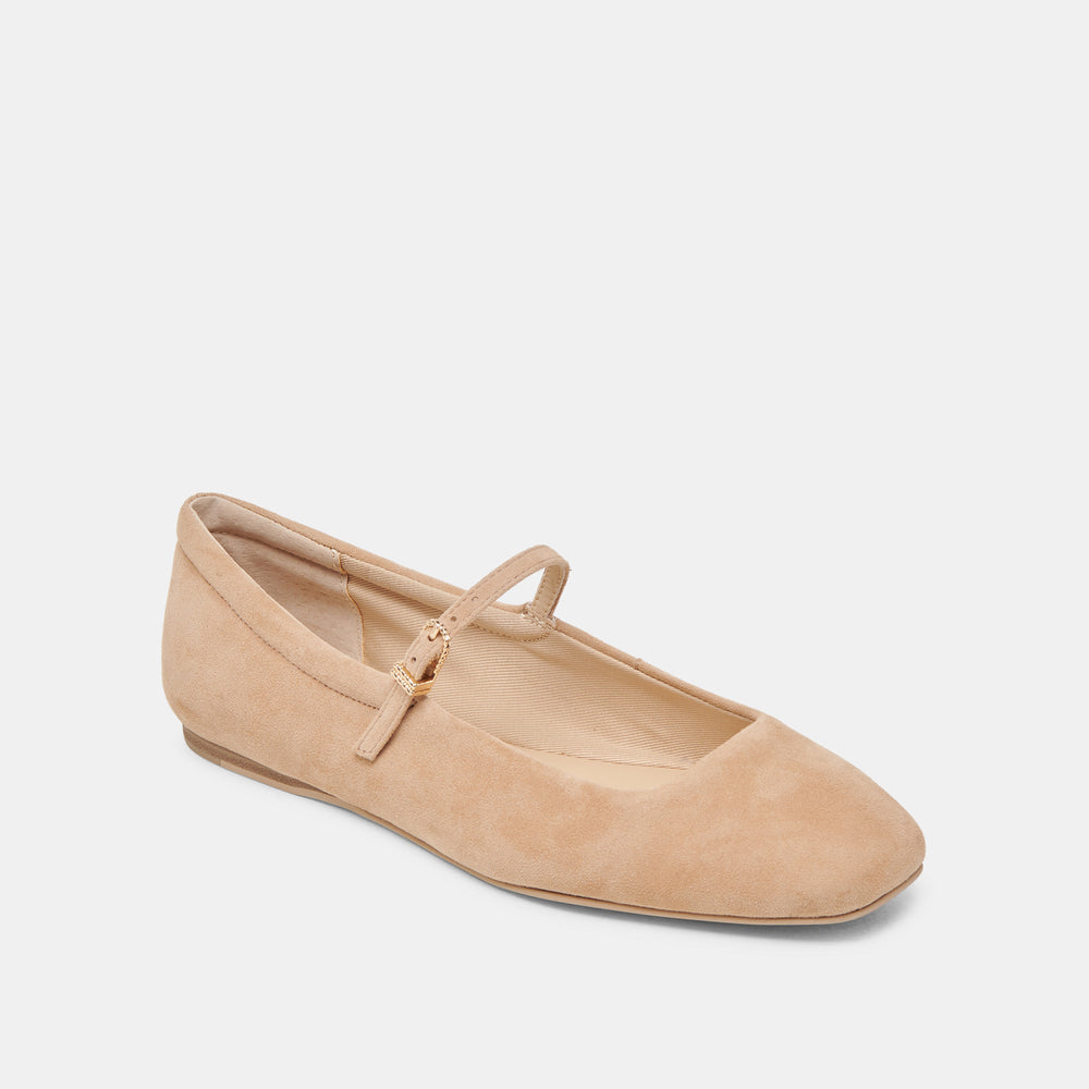 Reyes Bamboo Suede Ballet Flats | Women Dolce Vita