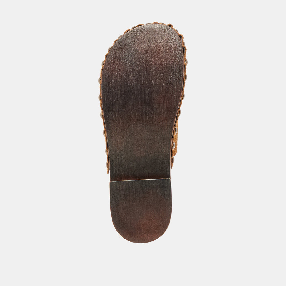 Alanis Chestnut Suede Flats | Dolce Vita Women