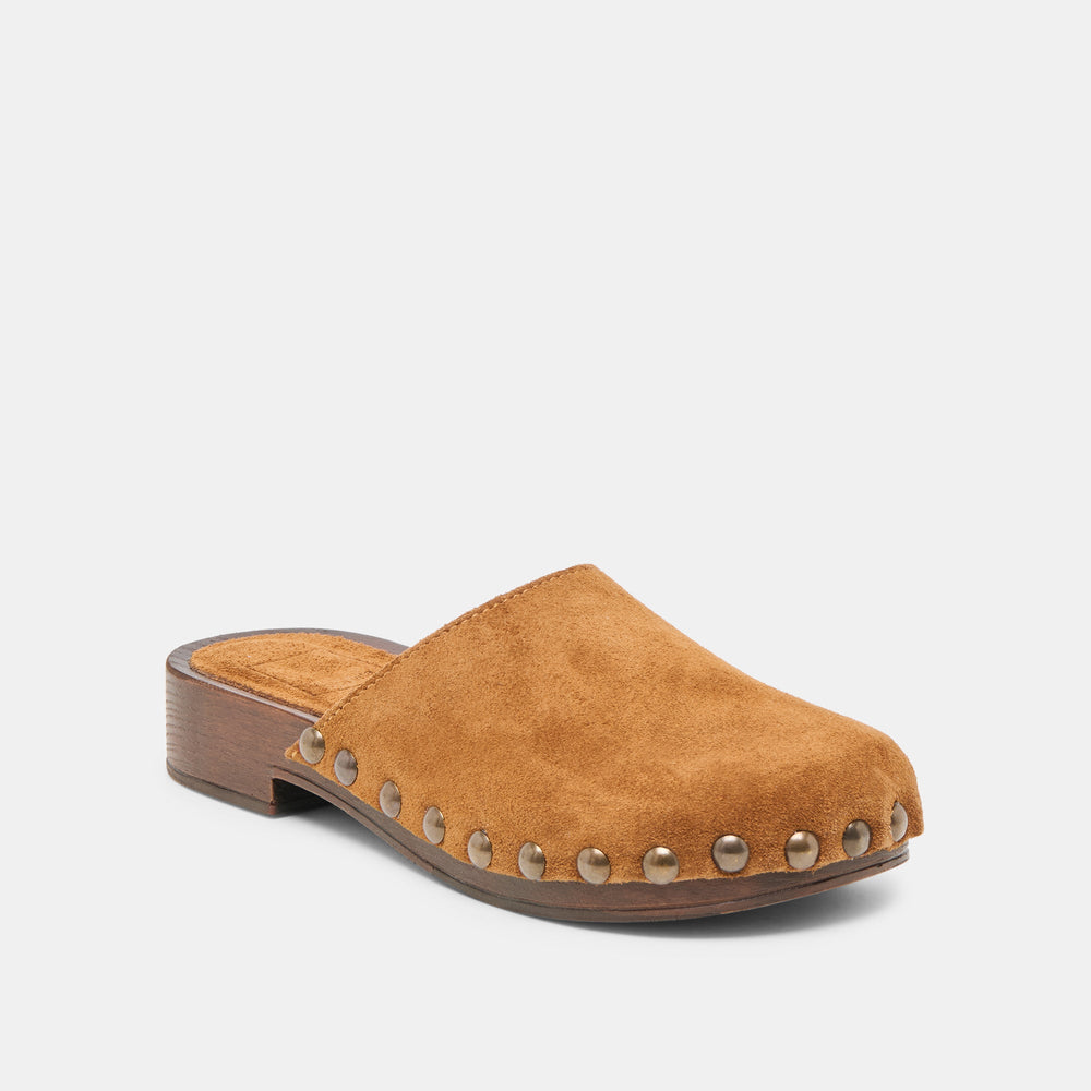 Alanis Chestnut Suede Flats | Dolce Vita Women