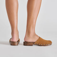 Alanis Chestnut Suede Flats | Dolce Vita Women