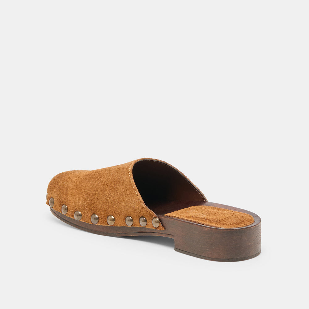 Alanis Chestnut Suede Flats | Dolce Vita Women