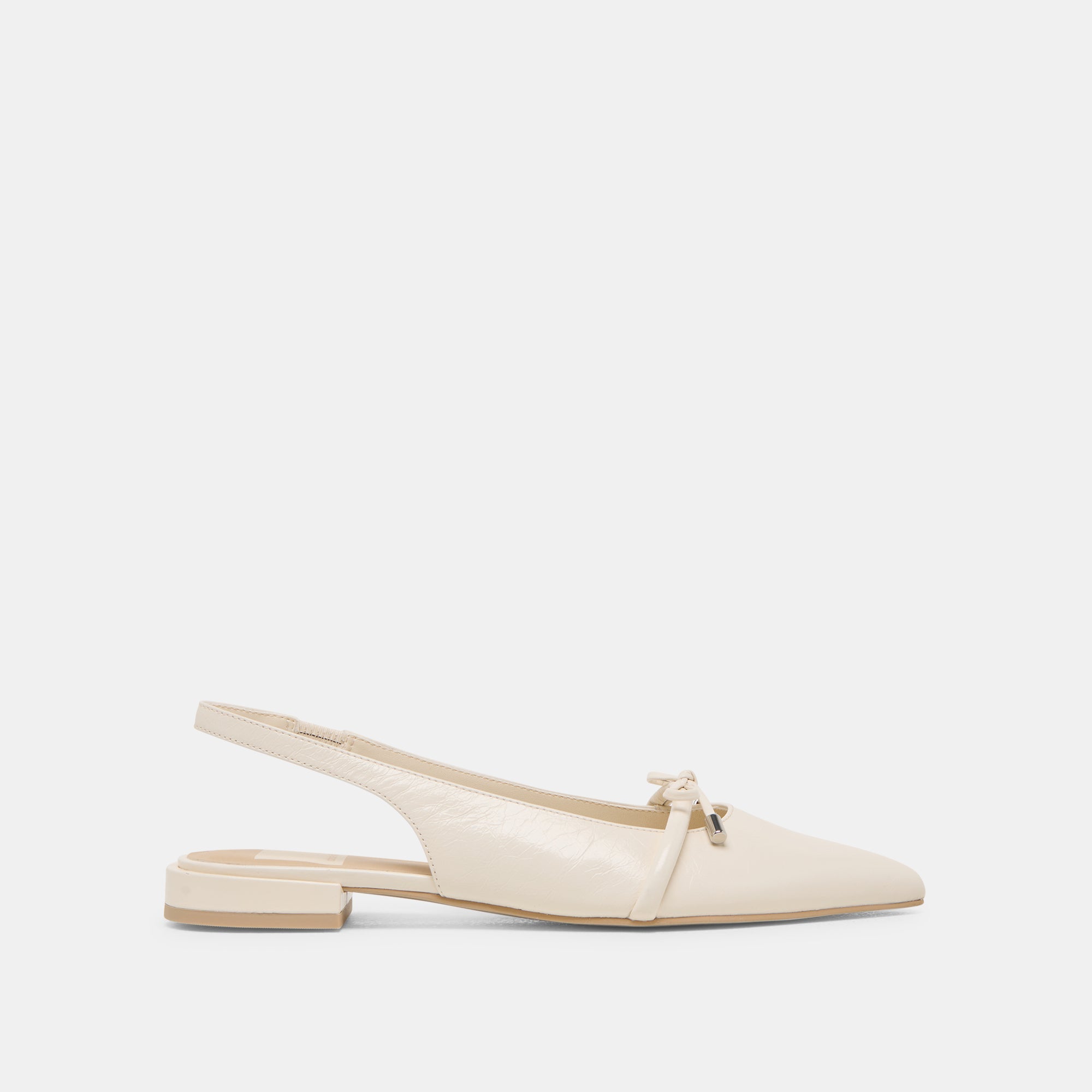 PAYGE FLATS OFF WHITE CRINKLE PATENT | Dolce Vita Women