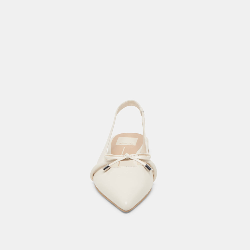 PAYGE FLATS OFF WHITE CRINKLE PATENT | Dolce Vita Women