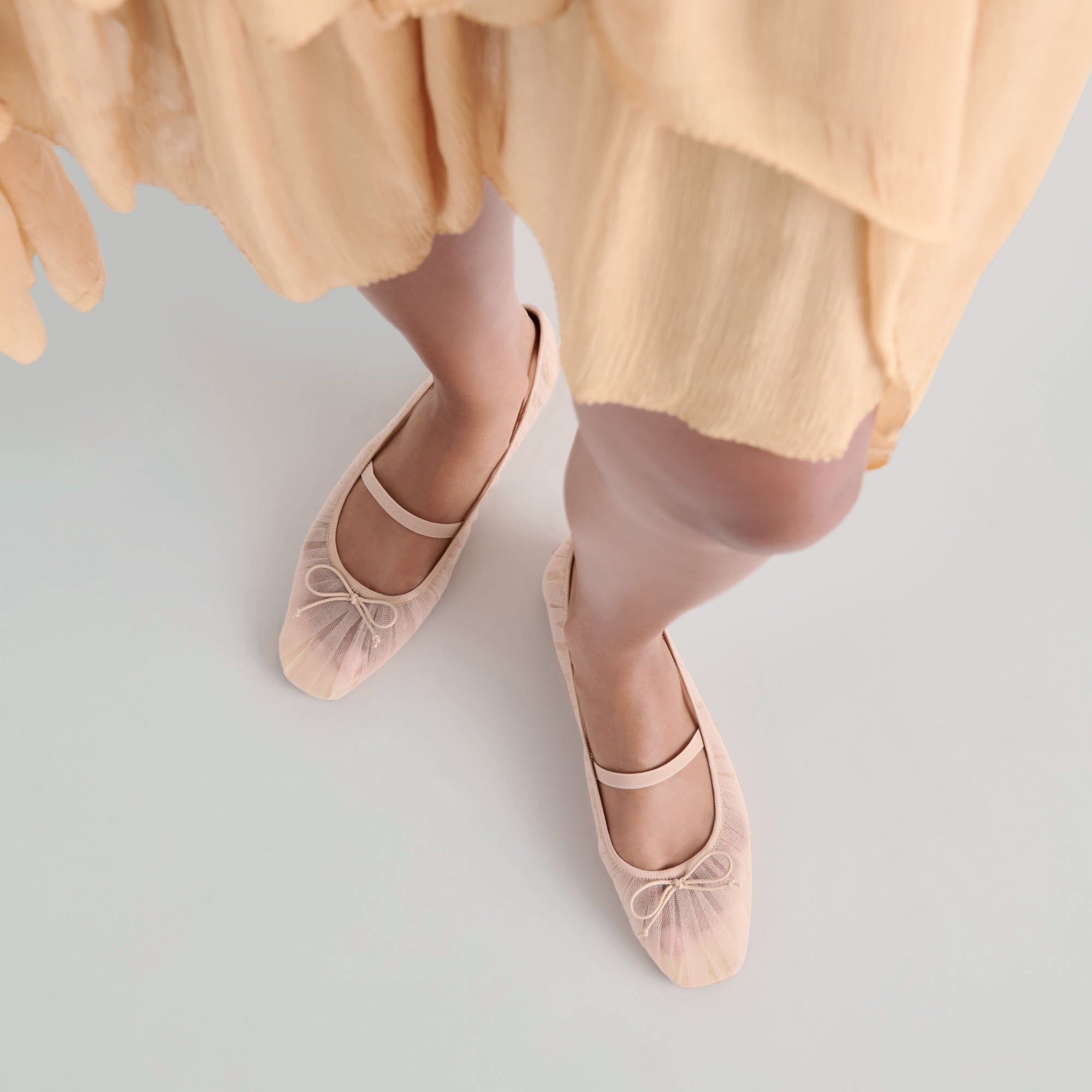 Raeven Praline Tulle Ballet Flats | Dolce Vita Women