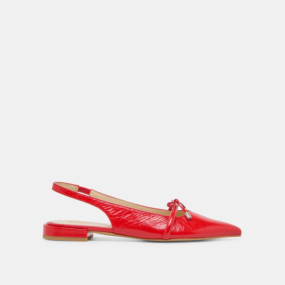 Payge Chili Crinkle Patent Flats | Women Dolce Vita