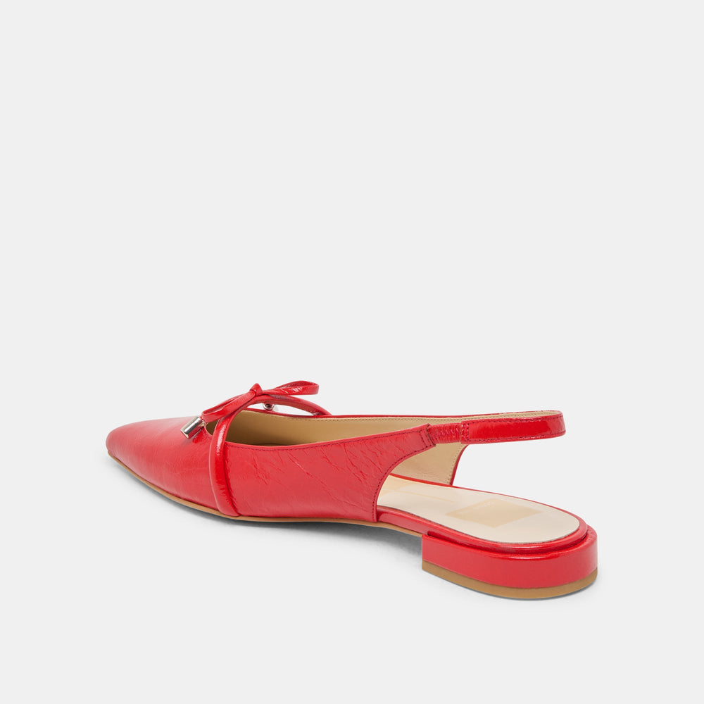 Payge Chili Crinkle Patent Flats | Women Dolce Vita