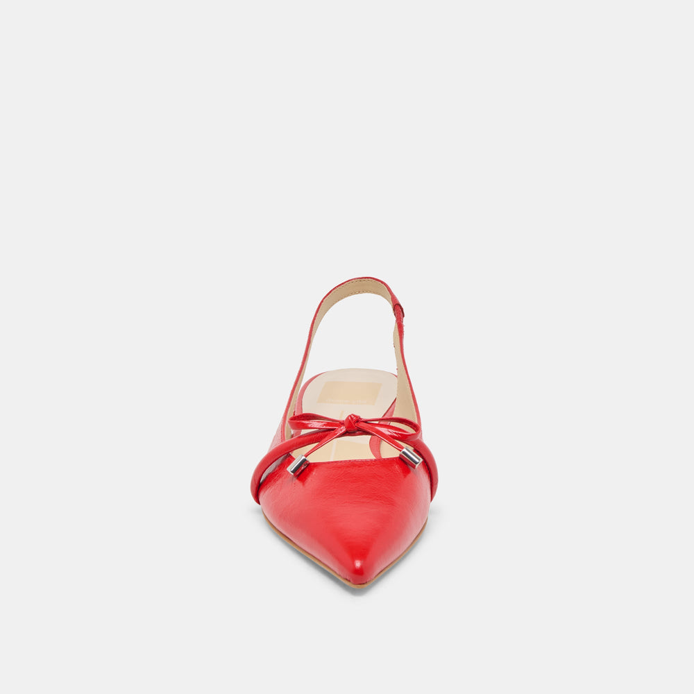 Payge Chili Crinkle Patent Flats | Women Dolce Vita