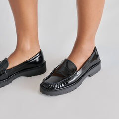 Merek Midnight Boxleather Loafers | Dolce Vita Women