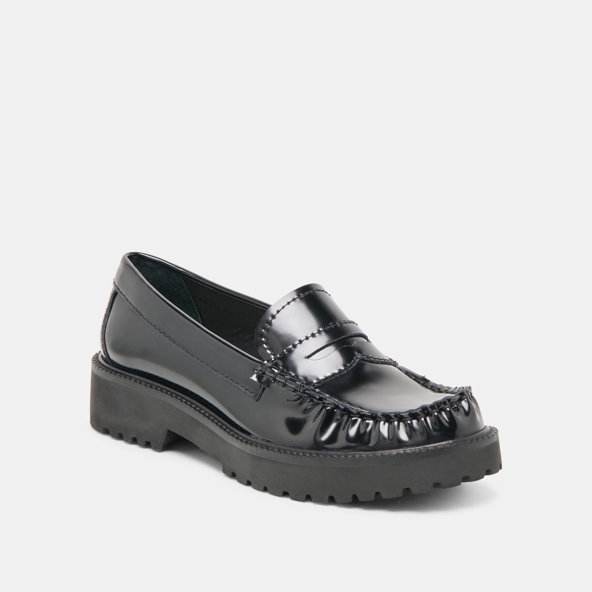 Merek Midnight Boxleather Loafers | Dolce Vita Women