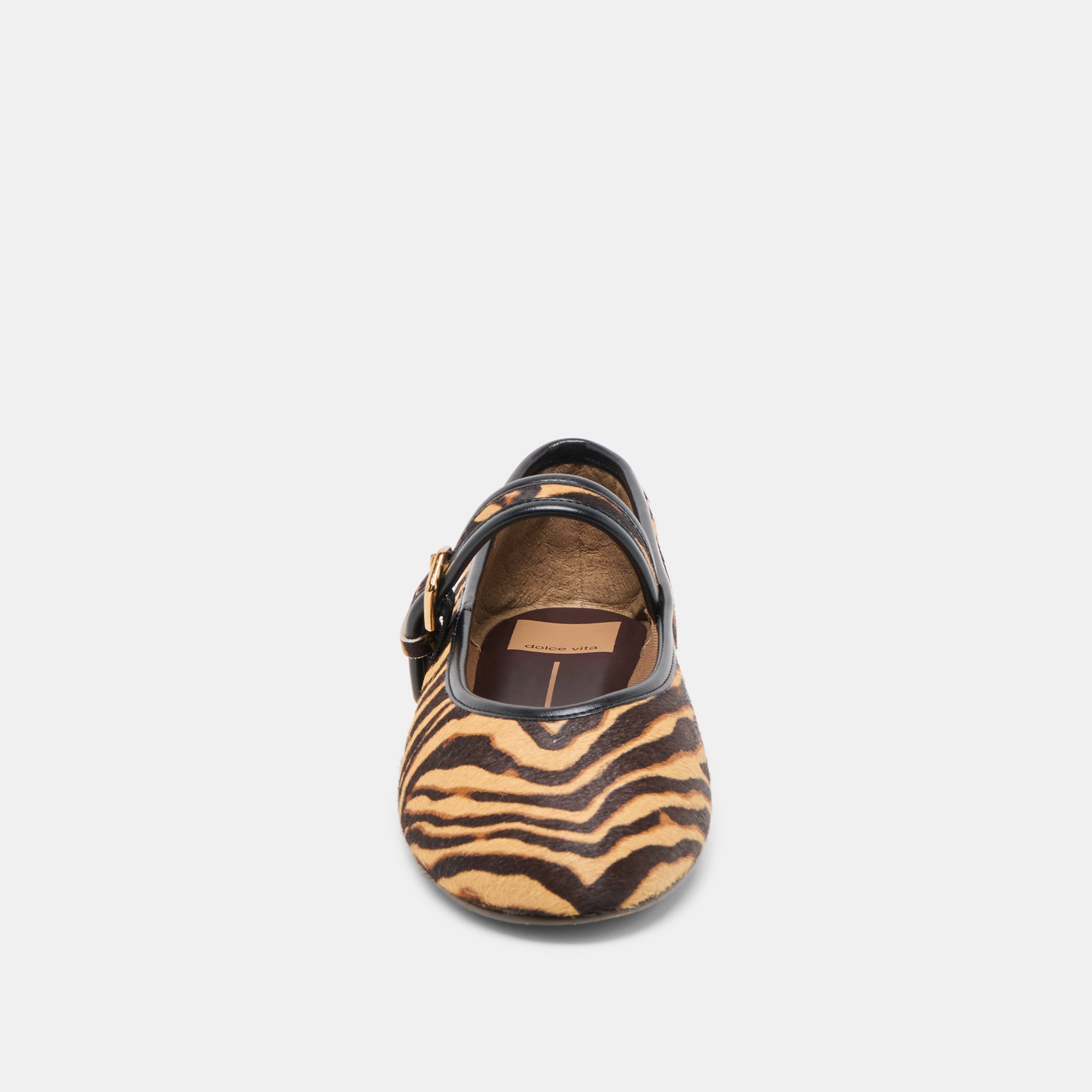 Roslyn Tiger Calf Hair Ballet Flats | Women Dolce Vita