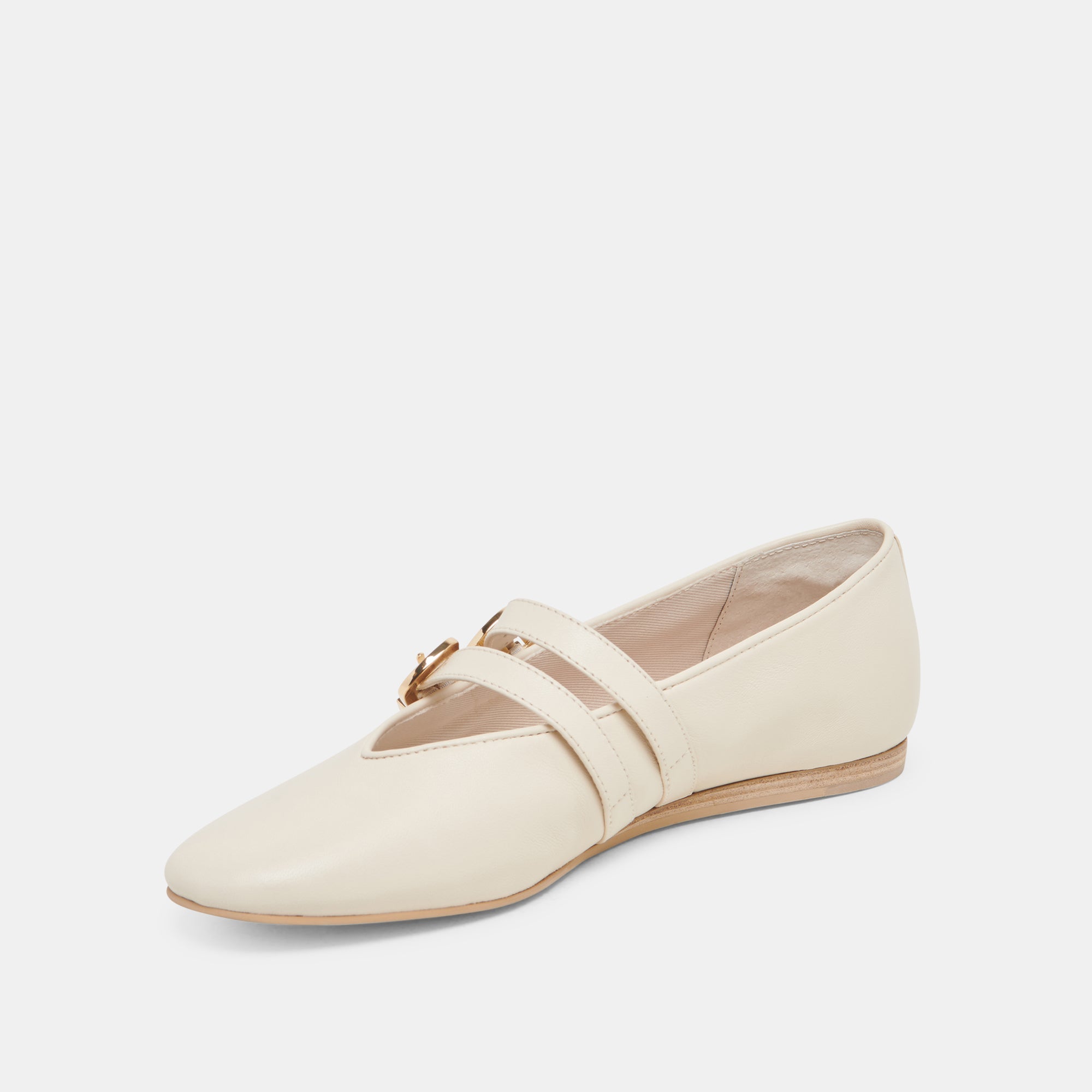 BAYLEE BALLET FLATS IVORY LEATHER | Dolce Vita Women