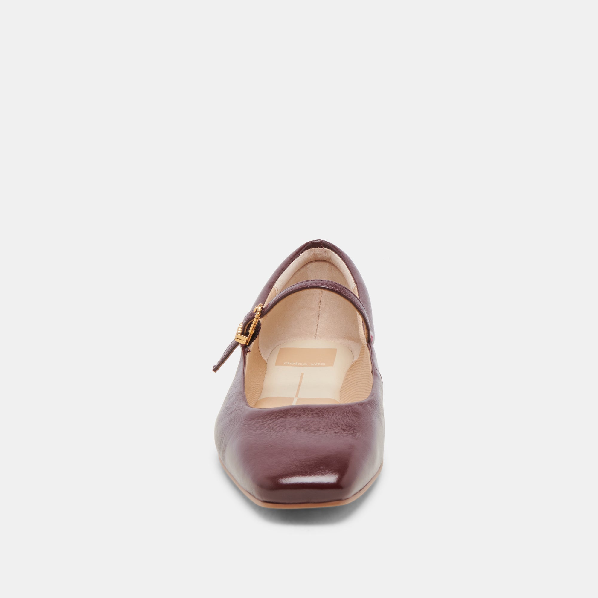 REYES BALLET FLATS CRANBERRY CRINKLE PATENT | Women Dolce Vita